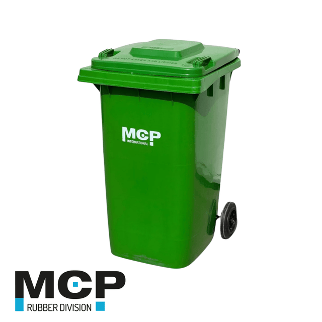 Contenedor de Basura de 240 Litros Verde - MCP Rubber Division
