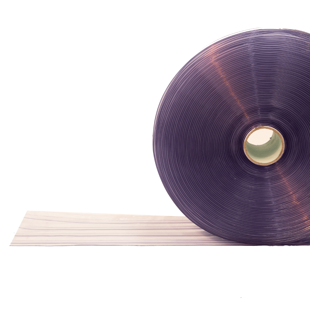 Lama PVC estriada azul 200mm x 2mm - MCP Rubber Division