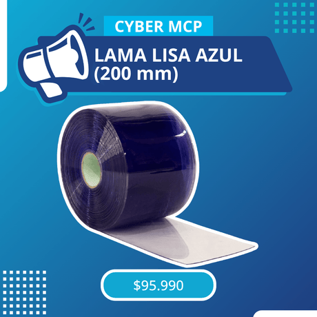 Lama PVC Lisa Transparente 200mm x 2,5mm x 50 metros - MCP Rubber Division