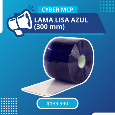 Lama PVC Lisa Transparente 300mm x 2,5mm x 50 mts por rollo - MCP Rubber Division