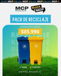 Pack 2 Contenedores de Reciclaje – Separación Básica para Oficina, Colegio o Condominio - MCP Rubber Division