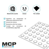 Palmeta Podo Táctil Estoperol Amarillo 30cm x 30cm 3,5mm - MCP Rubber Division