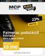 Palmeta Podotáctil Estriada Amarillo 30cm x 30cm x 3,5mm - MCP Rubber Division
