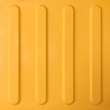 Palmeta Podotáctil Estriada Amarillo 30cm x 30cm x 3,5mm - MCP Rubber Division