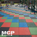 Pastelón Caucho 50cm x 50cm x 2,5cm - MCP Rubber Division