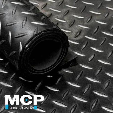 Piso Diamantado Negro - MCP Rubber Division