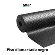 Piso Diamantado Negro 3mm x 1x20 metros. - MCP Rubber Division