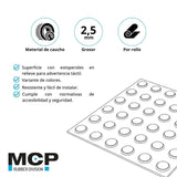Piso Estoperol Negro 2,5 mm 1x20 metros. - MCP Rubber Division