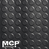 Piso Estoperol Negro en Rollo 2,5 mm 1,5x20 metros - MCP Rubber Division