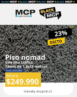 Piso Nomad Gris Alto Trafico 13mm x 1,2m x 12m - MCP Rubber Division