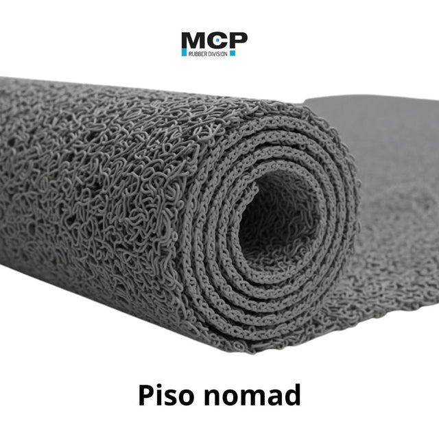 Piso Nomad Gris Trafico Medio 12mm x 1,2m x 12 metros - MCP Rubber Division