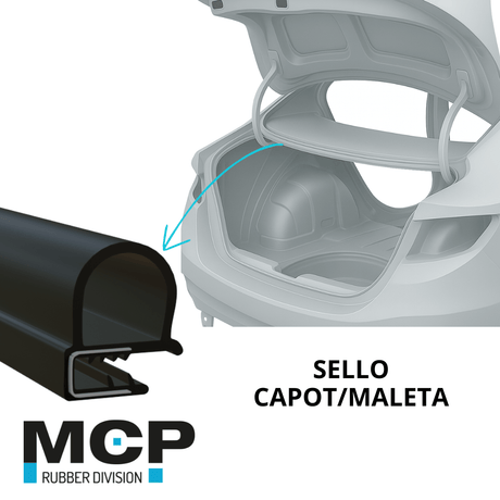 Sello Maletero P - 50 (PV08) – Rollo 50 metros - MCP Rubber Division