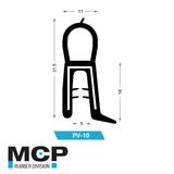 Sello Maletero PV10 – Rollo 50 metros - MCP Rubber Division