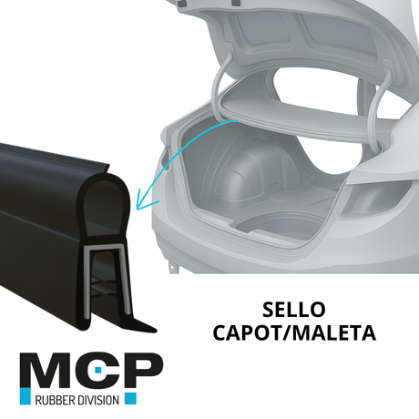 Sello Maletero PV10 – Rollo 50 metros - MCP Rubber Division